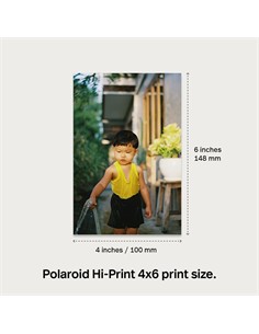 POLAROID Cartucho Papel Hi Print 4x6 80 Hojas