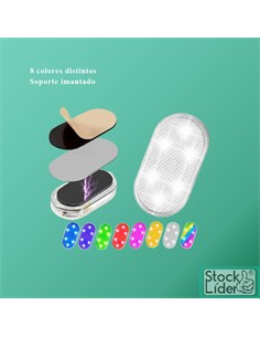 Luz LED RGB con batería 2