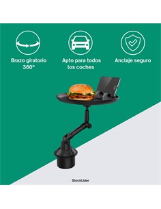 Bandeja giratoria para coche 1