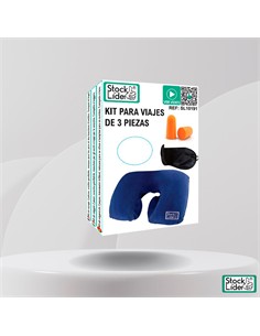 Kit para viajes de 3 piezas