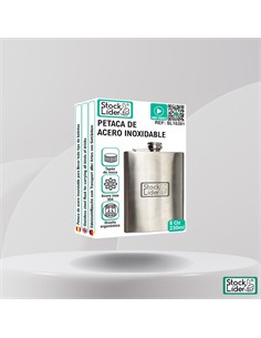 Petaca de acero inoxidable 230ml