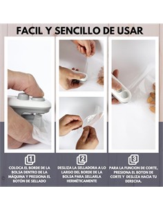 Mini sellador de bolsas 3