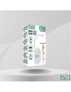 Mini luz con clip