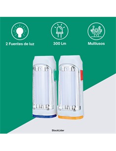 Linterna LED doble 5W 300Lm 1