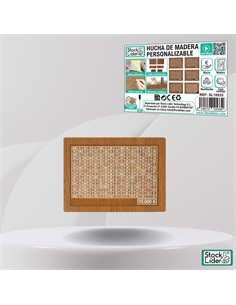 Hucha de madera personalizable