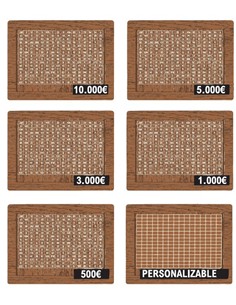 Hucha de madera personalizable 2