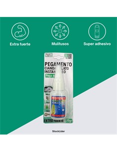 Pegamento cianoacrilato instantáneo 1