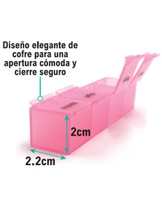 Pastillero semanal 4 tomas  3