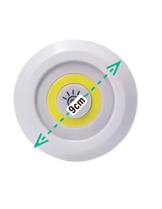 Set 3 lámparas LED COB + mando 5