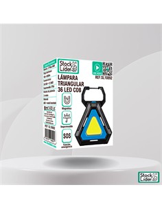 Lámpara triangular 36 LED COB