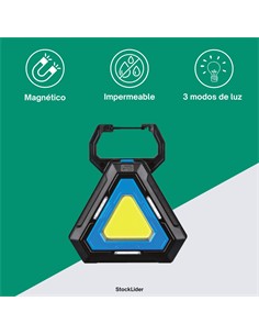 Lámpara triangular 36 LED COB 1
