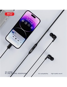 XO Auricular Con Microfono XO-EP85 Con Cable Lighnting Negro