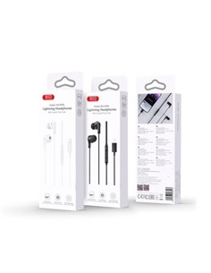 XO Auricular Con Microfono XO-EP85 Con Cable Lighnting Negro