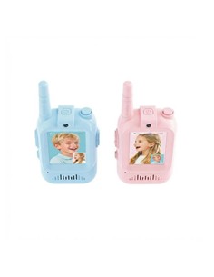 XO Pack de 2 Walkies Para Niños XO-DJJ02 Con Camara Azul/Rosa