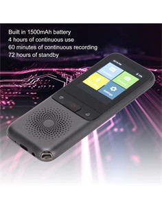 Traductor Inteligente Portatil AI Con Pantalla 134 Idiomas,Wifi T11