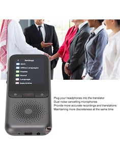 Traductor Inteligente Portatil AI Con Pantalla 134 Idiomas,Wifi T11