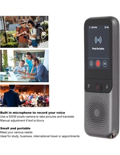 Traductor Inteligente Portatil AI Con Pantalla 134 Idiomas,Wifi T11