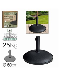 URBAN LIVING 23908 SOPORTE PARA SOMBRILLA CEMENTO NEGRO 25 kg