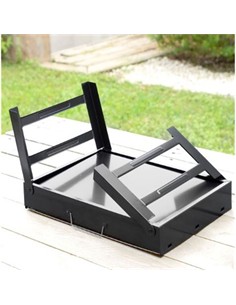 INNOVAGOODS V0103439 BARBACOA PORTATIL SOBREMESA PLEGABLE HIERRO 2