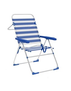 GENERICO 10315 SILLA PLEGABLE 5 POSICIONES ALUMINIO 59X61X97 CON ASA