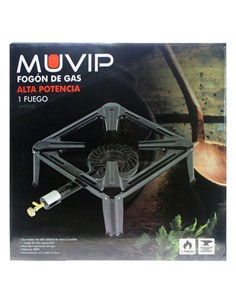 MUVIP MV0202 FOGON / HORNILLO DE GAS ALTA POTENCIA 1 FUEGO 5