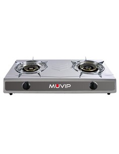 MUVIP MV0374 COCINA GAS INOX 2 FUEGOS SERIE STRONG