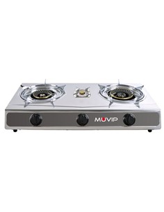 MUVIP MV0375 COCINA GAS INOX 3 FUEGOS SERIE STRONG