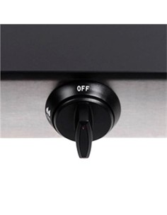 MUVIP MV0383 COCINA GAS INOX 1 FUEGO CRISTAL TEMPLADO 2