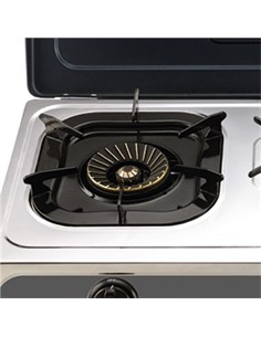 MUVIP MV0453 COCINA GAS INOX 3 FUEGOS SERIE STRONG + TAPA 1