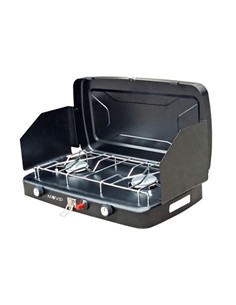 MUVIP MV0488 COCINA DE GAS 2 FUEGOS + PROTECTORES CONTRA VIENTO
