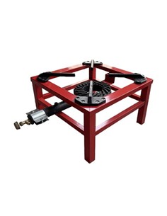 MUVIP MV0628 FOGÓN / HORNILLO DE GAS REFORZADO ALTA POTENCIA 1 FUEGO 40X40CM