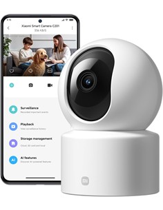 XIAOMI Camara Wifi C201 Blanco Full HD
