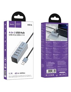HOCO Hub Usb A 4xUsb HB1A