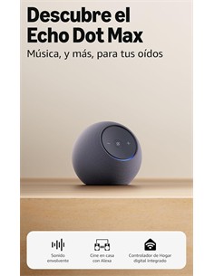 AMAZON Echo Dot Max Altavoz Inteligente Negro