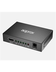 AQPROX Splitter Hdmi 4 Puertos 1 Entrada/4 Salidas appC31V3