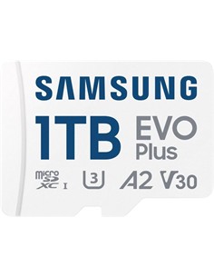 SAMSUNG Tarjeta Memoria Micro Sd+Adaptador 1Tb 160Mb/s EVO PLUS