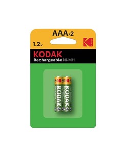 KODAK Pack 2 Pilas AAA Recargables 1000Mah
