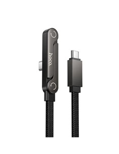 HOCO Cable Datos TIpo C M/M con Soporte Movil U150 1.2Mtrs Negro 60W