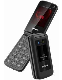 AIWA Telefono Movil FP-30-4G/BK Negro Dual Sim,Camara,Radio Fm, Bluetooth,Boton SOS