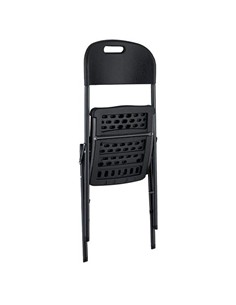 SUNGARDEN SG0158 SILLA RESINA PLEGABLE PRO 44X53X83CM NEGRA 1