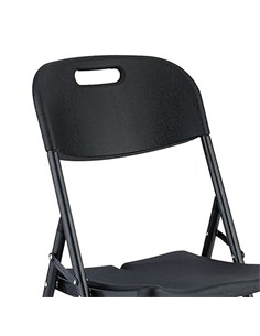 SUNGARDEN SG0158 SILLA RESINA PLEGABLE PRO 44X53X83CM NEGRA 2