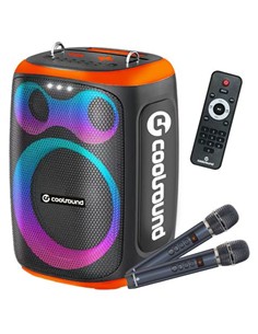 COOLSOUND CS0291 ALTAVOZ KARAOKE PORTATIL BLAST 8 300W NARANJA
