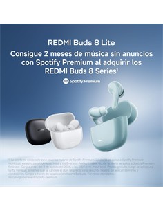 XIAOMI Auricular Bluetooth Redmi Buds 8 LIte Blanco Con Cancelacion de RUido