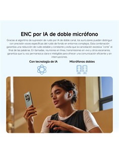XIAOMI Auricular Bluetooth Redmi Buds 8 LIte Blanco Con Cancelacion de RUido