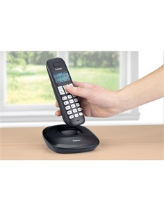 PROFOON Telefono DUO Inalambrico DECT PDX-1120 Negro