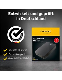 INTENSO Disco Duro 8Tb 3.5" Alimentado 3.2