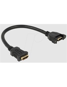 DELOCK Cable HDMI H/H De Panel 0.25Mtrs 85100 4K 30Hz