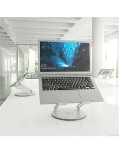 AiSENS Soporte Sobremesa Giratorio Para Portatil Y Tableta Hasta 17" LPS4SXL-247 Plegable