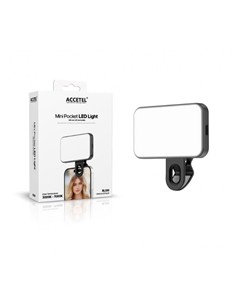 ACCETEL Mini Pocket Luz Led Para Movil Con Pinza RL100