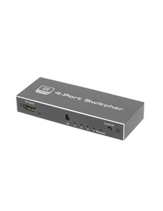 EUROCONNEX Switch HDMI 4 Entradas 1 Salida 8K 60HZ Con Mando AV08
